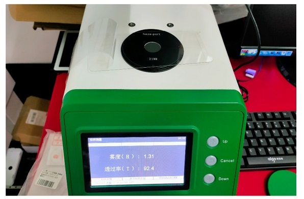 手机钢化膜雾度透光率品质检测仪器